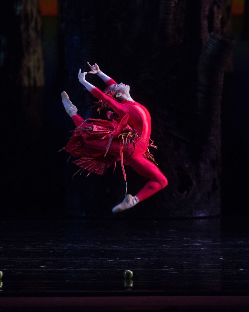 Misty Copeland as the “Firebird” in American Ballet Theatre’s production of the ballet (Photo by Rosalie O’Connor)