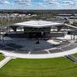 Macon's new Atrium Health Amphitheater, one of the largest amphitheaters in Georgia, is set to open Sunday on a tract adjacent to the near-century-old Macon Mall. (Hyosub Shin / Hyosub.Shin@ajc.com)