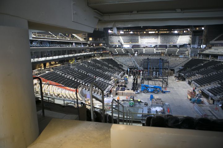 Photos: Hawks’ arena gets a facelift