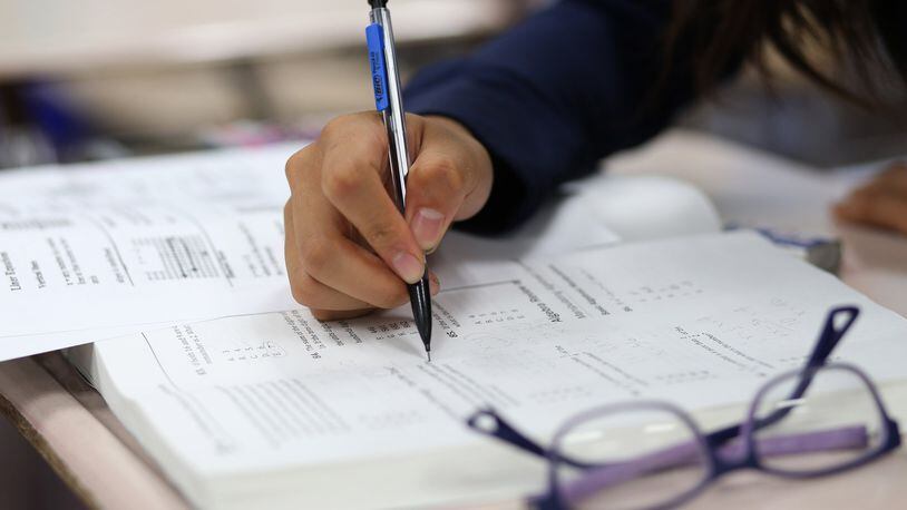 Georgia to petition the U.S. Department of Education Monday for relief from state standardized tests. Twenty one school districts that are developeing homegrown alternatives to the Georgia Milestones are seeking the waiver. (Abel Uribe/Chicago Tribune/TNS)