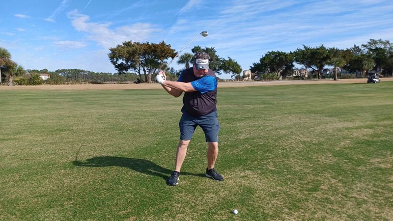 Eric Neidermeyer, 59, of Alpharetta, has played golf since his high school days.