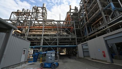 Exterior of Georgia Power’s gas-fired Plant McDonough-Atkinson is shown on Wednesday, June 8, 2022. (Hyosub Shin / Hyosub.Shin@ajc.com)
