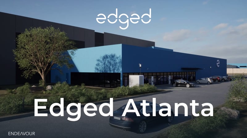 This is a rendering of a proposed data center by Edged Energy.
