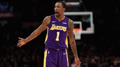 Former Georgia Bulldog Kentavious Caldwell-Pope played in 72 games for the Los Angeles Lakers during the 2017-18 season.