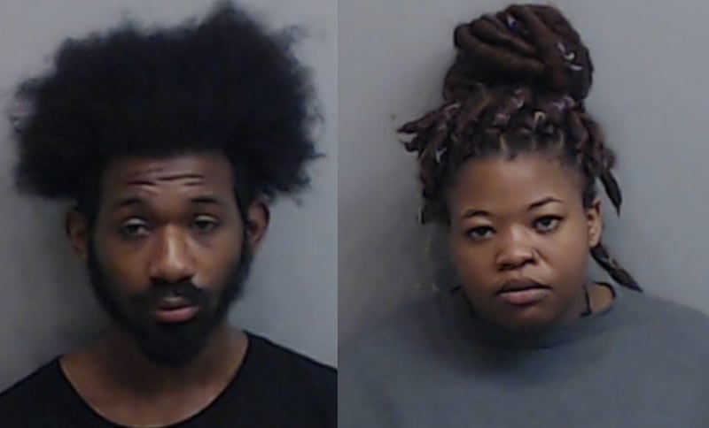 Jonathan Williams (left) and Alicia Jones-Mills were both arrested after a domestic incident last week.