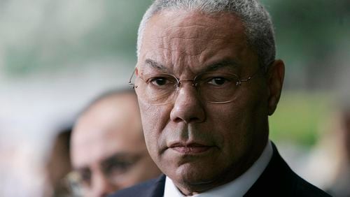The late Gen. Colin Powell, a former chairman of the Joint Chiefs of Staff, secretary of state and national security adviser, is among 87 names a federal panel is considering for renaming nine military installations that honor Confederate figures.