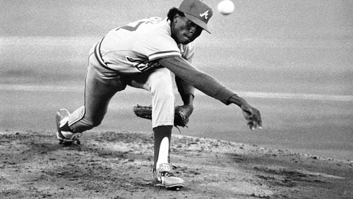 Pascual Perez pitched for the Braves from 1982 through 1985, but is most remembered for the night he couldn’t find the ballpark.
