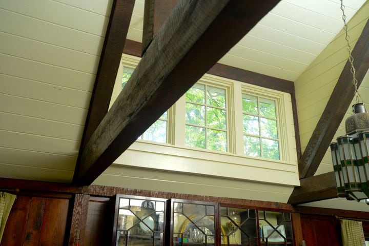 Original vaulted beam ceilings
