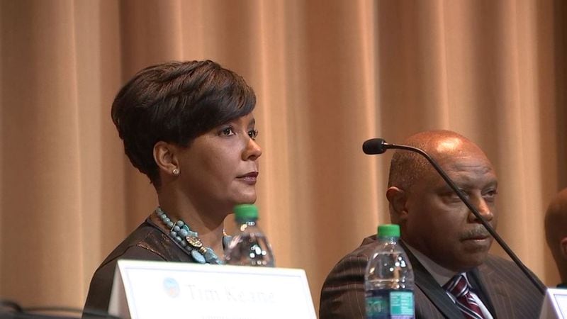 Residents also raised furor with Atlanta Mayor Keisha Lance Bottom’s decision to end the city’s agreement with ICE and the jail, which once housed 400 inmates. (Credit: Channel 2 Action News)