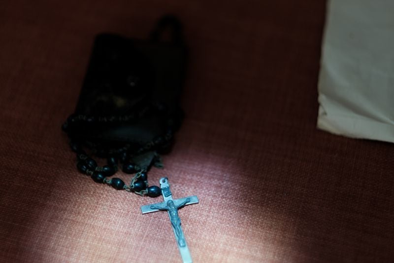 A woman of unwavering faith, Dorothy Figueras left behind countless rosaries. (Ben Gray / Ben@BenGray.com)