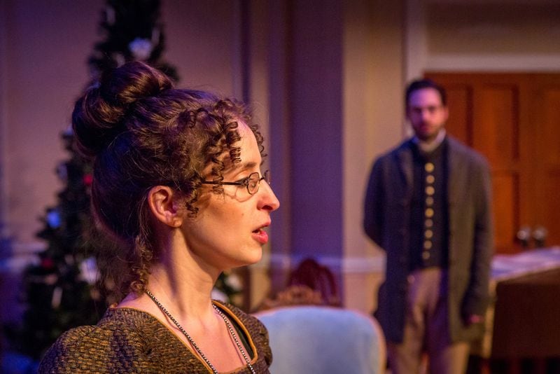 Theatrical Outfit’s “Miss Bennet: Christmas at Pemberley” will star Amelia Fischer as Jane Austen heroine Mary Bennet. CONTRIBUTED BY DAVID WOOLF