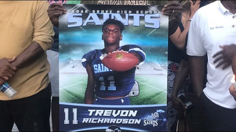 Trevon Richardson, 18, was  killed on Memorial Day, days after he walked across the stage May 24 to receive his diploma from Cedar Grove High School in Ellenwood. (Credit: Channel 2 Action News)