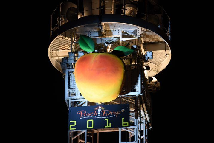 New Year's Eve Peach Drop in Atlanta