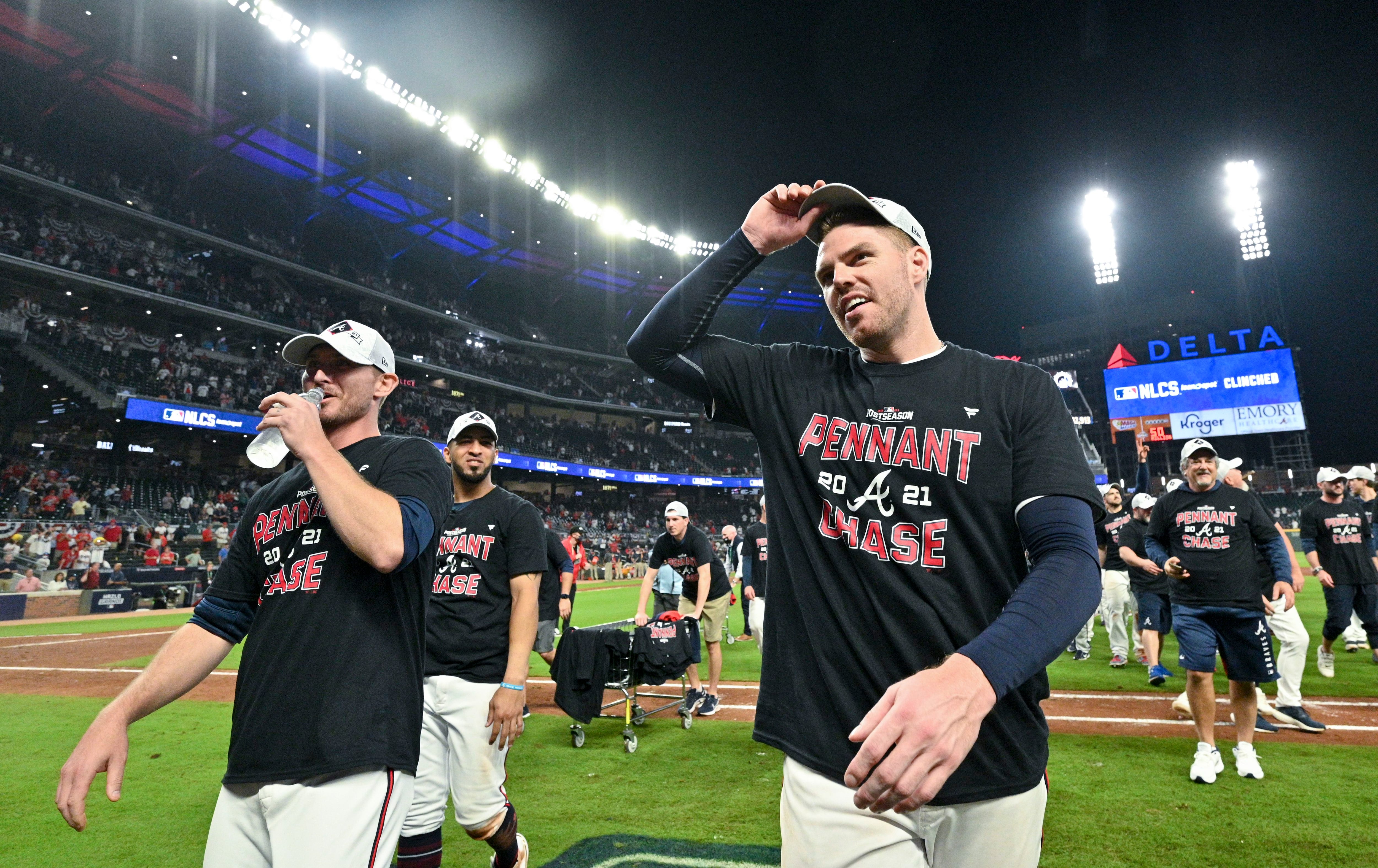 Congrats, Atlanta!, Atlanta Braves, Atlanta, The Atlanta Braves are the  2021 NLCS™ champs! And we're here to help you celebrate the big win with  officially licensed championship gear online now