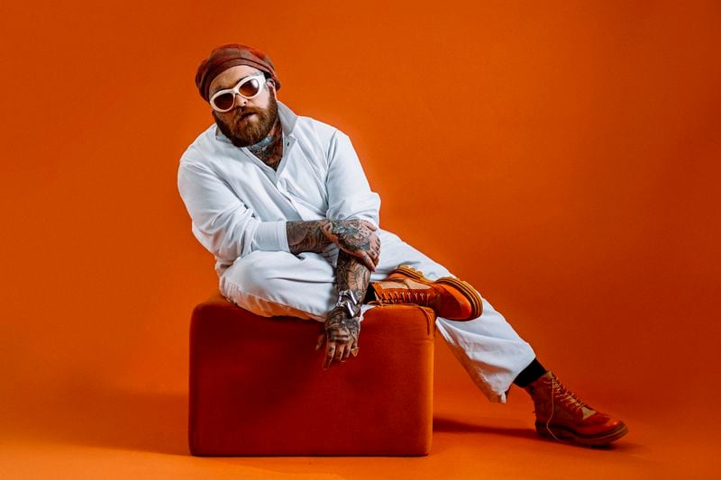 Teddy Swims, a Conyers native, is inspired by the vocal delivery of Georgia soul giants like James Brown and Otis Redding. Swims will perform his debut album at the Tabernacle on Nov. 21 and 22. (Credit: Aaron Marsh)