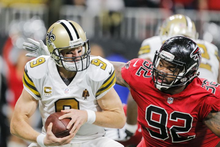 Photos: Falcons hold on, beat the Saints