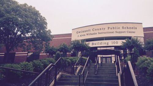 Gwinnett County Board of Education will hold its regular monthly meeting in person at its usual time and place, 7 p.m. at the Gwinnett County Public Schools J. Alvin Wilbanks Instructional Support Center, 437 Old Peachtree Road, NW, Suwanee, (The public forum begins at 6:15 p.m.). AJC file photo