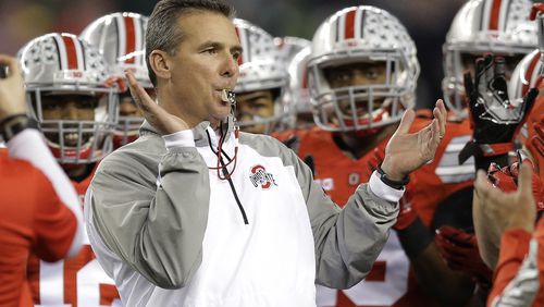 Ohio State head football coach Urban Meyer will provide a helping hand at Clark Atlanta's camp on Wednesday, and meet some potential recruits.