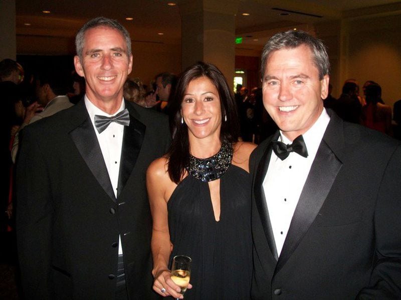  Doug Richards, Wendy Saltzman and Dale Russell at a Southeastern Emmy party. CREDIT: Rodney Ho/ rho@ajc.com