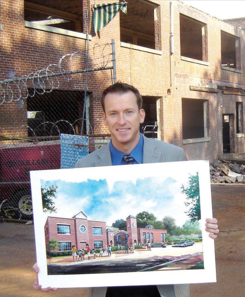Ron Clark in 2006 while he was raising money  for his Ron Clark Academy in Southwest Atlanta which eventually opened in 2007. CREDIT: Rodney Ho/rho@ajc.com