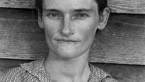 "Allie Mae" is one of Walker Evans' best-known images from the Depression-era South.