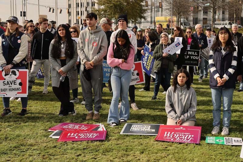 Anti-abortion participants at the "March for Life" in Atlanta last week were split over the Alabama Supreme Court's ruling on frozen embryos.