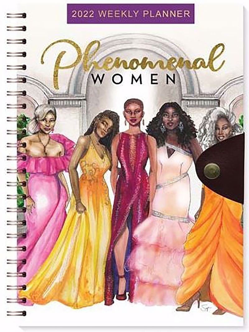 Plan to celebrate with family and friends while keeping dates and events organized with an inspiring Black-women themed 2022 planner.
Courtesy of Nicholle Kobi