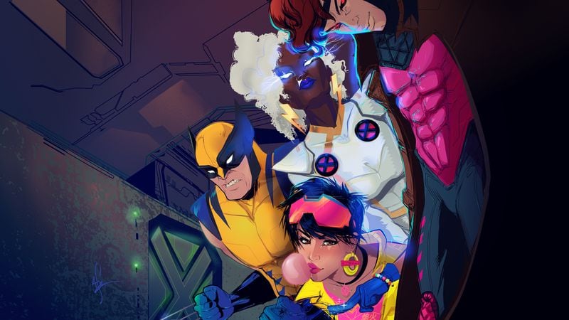 For Marvel Comics, Richardson illustrated the cover for "X-Men 92 Til Infinity" Issue 1 Volume 2 Hip Hop Variant B. Courtesy of Afua Richardson