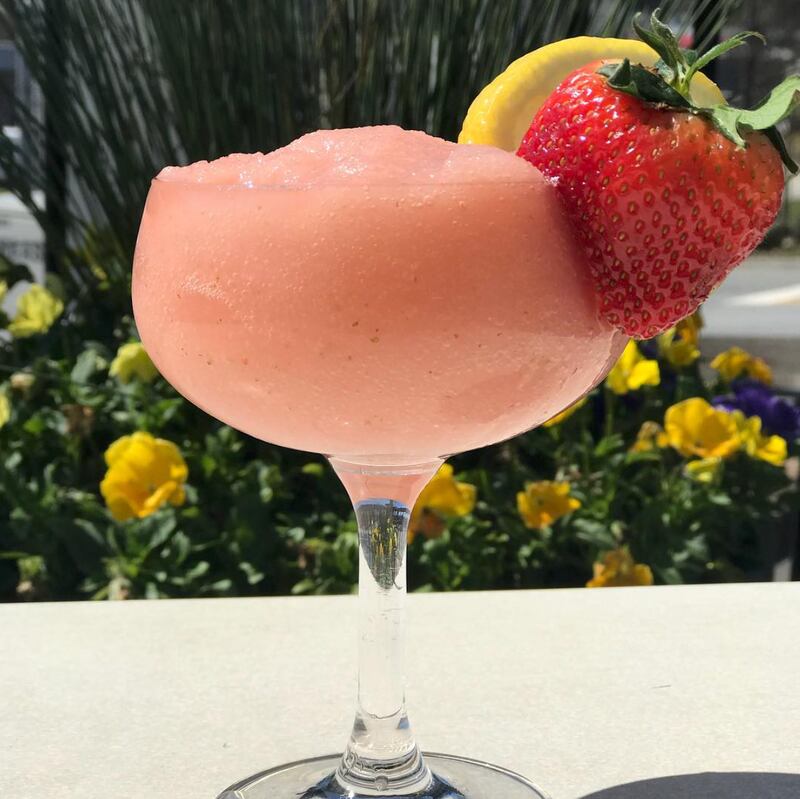  At Hugo's Oyster Bar and C&amp;S Chowder House, you can order frosé, blended using Fabre en Provence rosé, Giffard Pamplemousse liqueur and fresh strawberries. Photo courtesy of Green Olive Media.