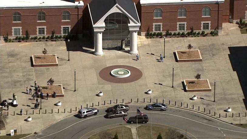 About 10:18 a.m., the Paulding sheriff’s office received information that a person made threats related to the property auction that was scheduled to take place at the county courthouse. (Credit: Channel 2 Action News)