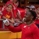 Kansas City Chiefs wide receiver Mecole Hardman signs autographs before a preseason game against the Green Bay Packers at Arrowhead Stadium on Thursday, Aug. 25, 2022.  (Emily Curiel/The Kansas City Star/TNS)