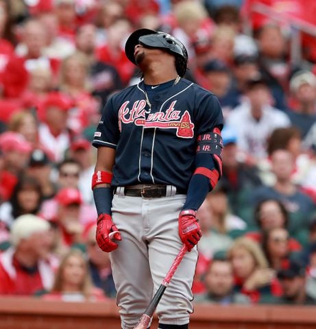 Photos: Braves face Cardinals in Game  3 of NLDS at St. Louis