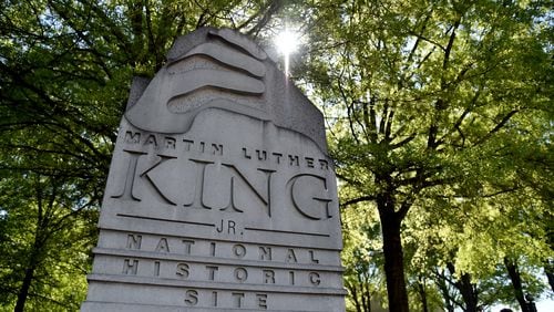 The Martin Luther King Jr. National Historic Site would like to expand their boundary to include the former headquarters of the Southern Christian Leadership Conference on Auburn Ave. BRANT SANDERLIN/BSANDERLIN@AJC.COM