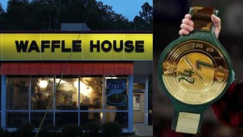 Georgia's Waffle House took a shot at the new internet-disapproved 24/7 Champion belt premiered Monday night.