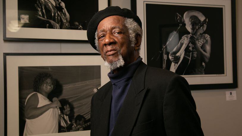 Jim Alexander is shown with part of his photography exhibit at the Roswell Cultural Arts Center. Alexander is one of the elders of Atlanta’s visual griots. He’s spent decades chronicling life in Atlanta’s black community from its music to churches to civil rights. Alexander didn’t pick up a camera until he was an adult, but his work has won him numerous accolades. He has a new book out and an exhibit at the Arts Center. CONTRIBUTED BY PHIL SKINNER