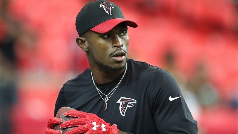 Falcons wide receiver Julio Jones did not play Sunday in Los Angeles.