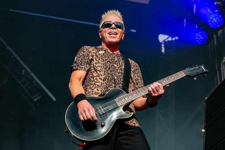 Atlanta, Ga: The Offspring brough all the hits to a sing-along crowd at the Piedmot stage. Photo taken Saturday May 4, 2024 at Central Park, Old 4th Ward. (RYAN FLEISHER FOR THE ATLANTA JOURNAL-CONSTITUTION)