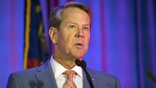Republicans appear to be uniting behind Gov. Brian Kemp, once considered vulnerable within the party because of heavy criticism from former President Donald Trump. The latest Atlanta Journal-Constitution poll shows 93% of Republicans support Kemp's reelection. (AJC Photo/Stephen B. Morton)