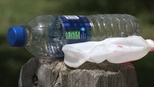 <p>Plastic bottles</p>