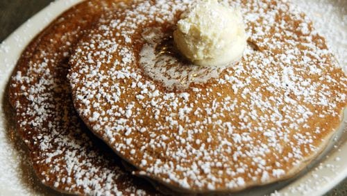 Short stack buckwheat pancakes at Radial in Candler Park. / AJC file photo