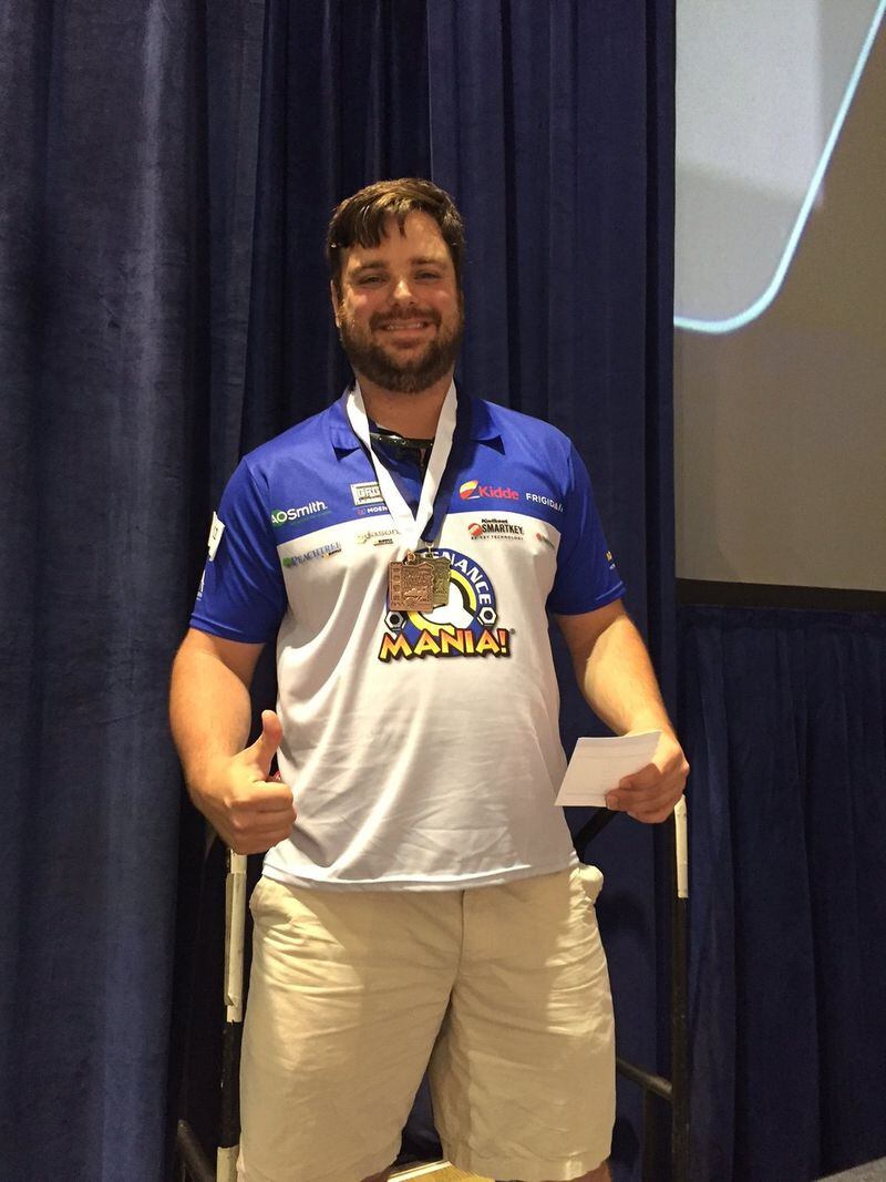Chris Haney, a ranked competitor in the peculiar sport of high-speed maintenance-man contests, will represent the Southeast at the Maintenance Mania national finals Friday in Atlanta. CONTRIBUTED BY NATIONAL APARTMENT ASSOCIATION