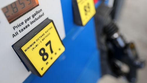 Gas taxes went up in July 2015 and has played a role in rising state tax revenue. Ben Gray / bgray@ajc.com
