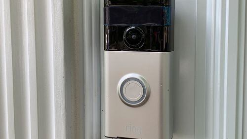 FILE PHOTO: Video recorded by a doorbell shows people taking cover during a shooting in Dayton, Ohio's Oregon District.