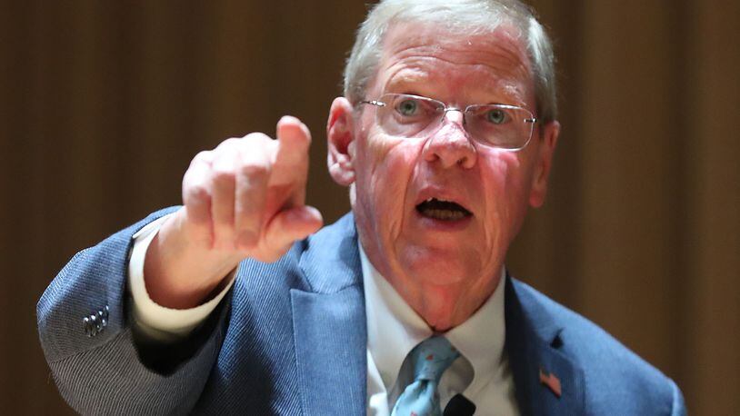 Georgia Republican U.S. Sen. Johnny Isakson, who is retiring at the end of the year, is known as a deal-maker with a history of run-ins with President Donald Trump. His successor — to be named by Gov. Brian Kemp, but probably with some input from the president and others — will probably toe the GOP line more closely. Curtis Compton/ccompton@ajc.com