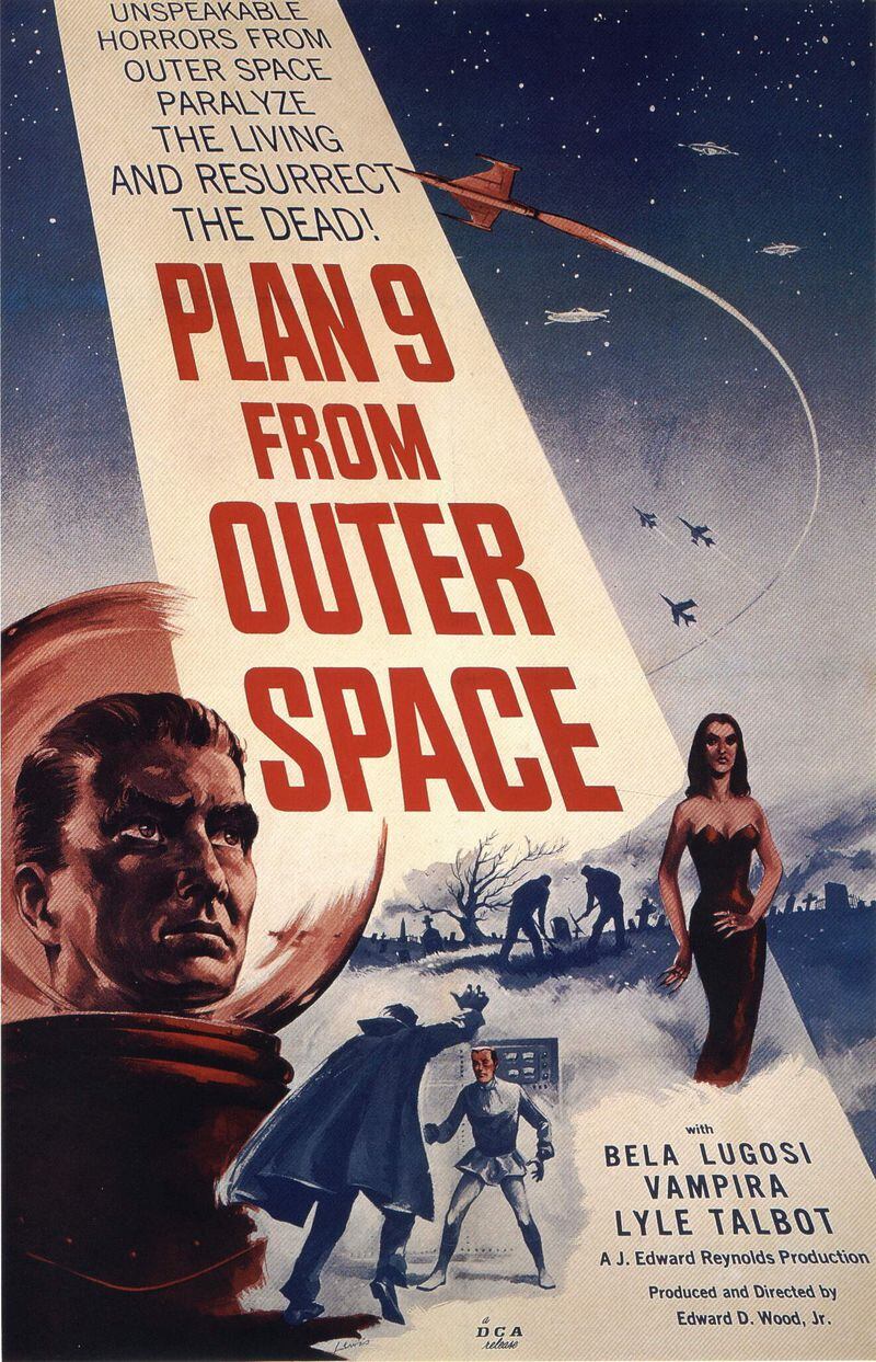 Catch a showing of the classic movie “Plan 9 From Outer Space” at the Earl and Rachel Smith Strand Theatre this Friday.