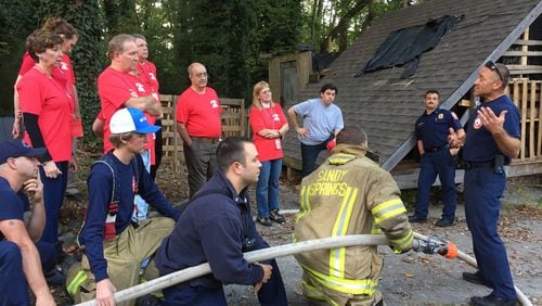 Sandy Springs is accepting applications to the Citizens Fire Academy. (Courtesy City of Sandy Springs)