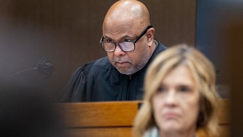 Judge Ural Glanville speaks during a hearing for the YSL case in Atlanta on Thursday, December 22, 2022.   (Arvin Temkar / arvin.temkar@ajc.com)