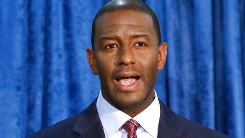 Former Florida Democratic gubernatorial candidate Andrew Gillum discussed his battle with depression and alcoholism during his first public statement since entering rehab in March. (AP Photo/Steve Cannon, File)