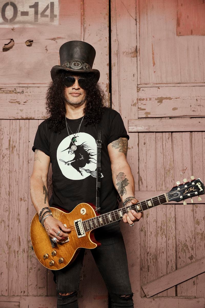 Slash will play the Coca-Cola Roxy on March 18 with Myles Kennedy and the Conspirators.