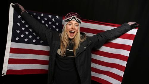 FILE - In this Sept. 26, 2017, file photo,Â United States Olympic Winter Games slopestyle skier Maggie Voisin poses for a portrait at the 2017 Team USA Media Summit, in Park City, Utah. Voisin has already qualified for her second Olympics. Now, the goal is to compete in her first. (AP Photo/Rick Bowmer, File)